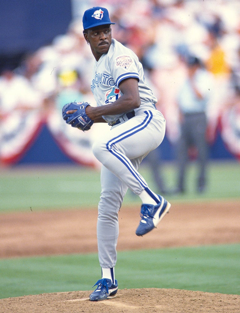 Juan Guzmán pitches in 1992 All-Star Game