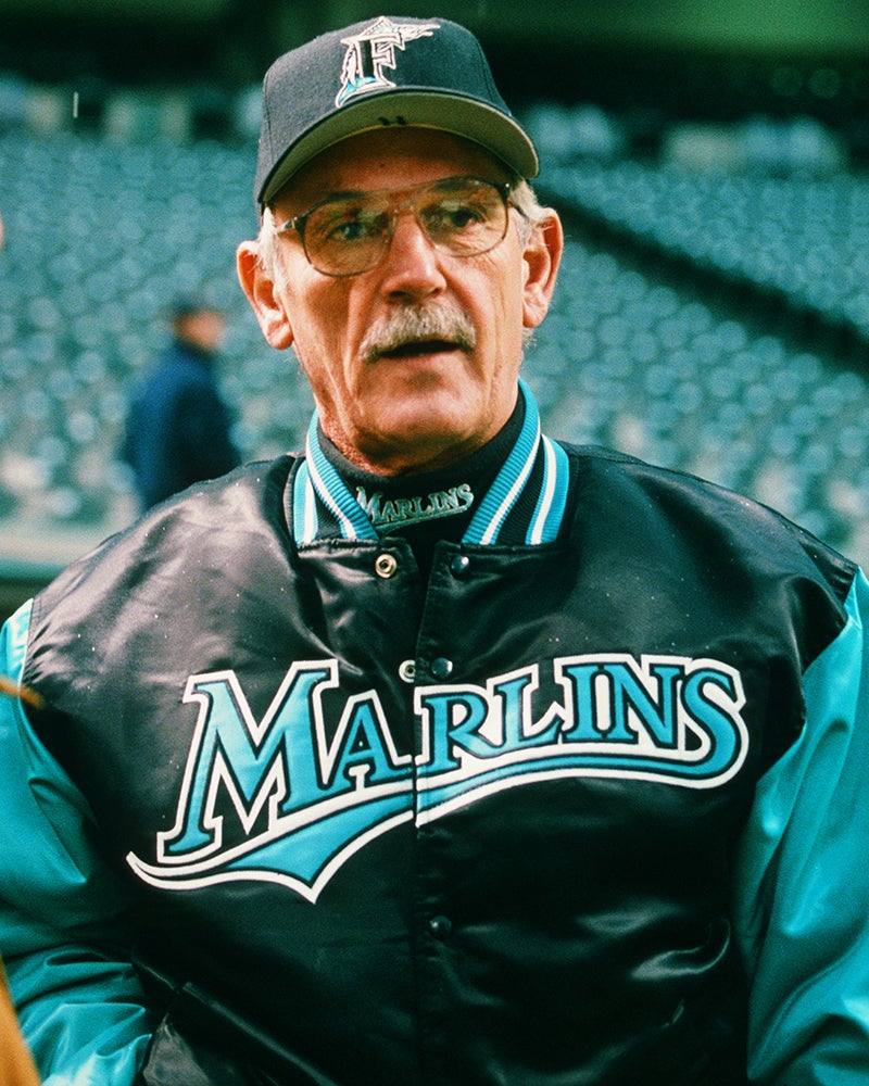 Jim Leyland in Marlins jacket