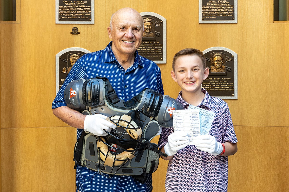 Randy Marsh and grandson in Plaque Gallery