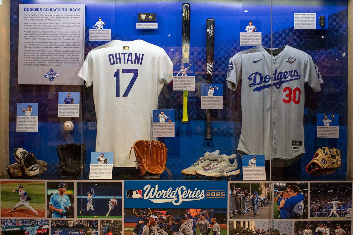 Dodgers artifacts on display in Autumn Glory