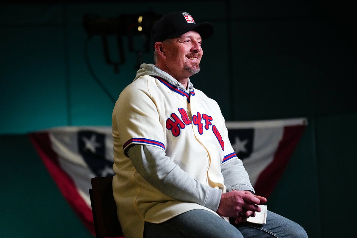 Billy Wagner in Hall of Fame uniform