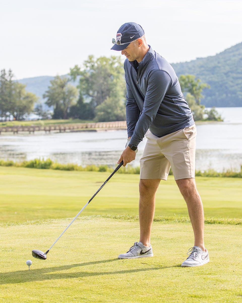 Joe Mauer at Leatherstocking Golf Course