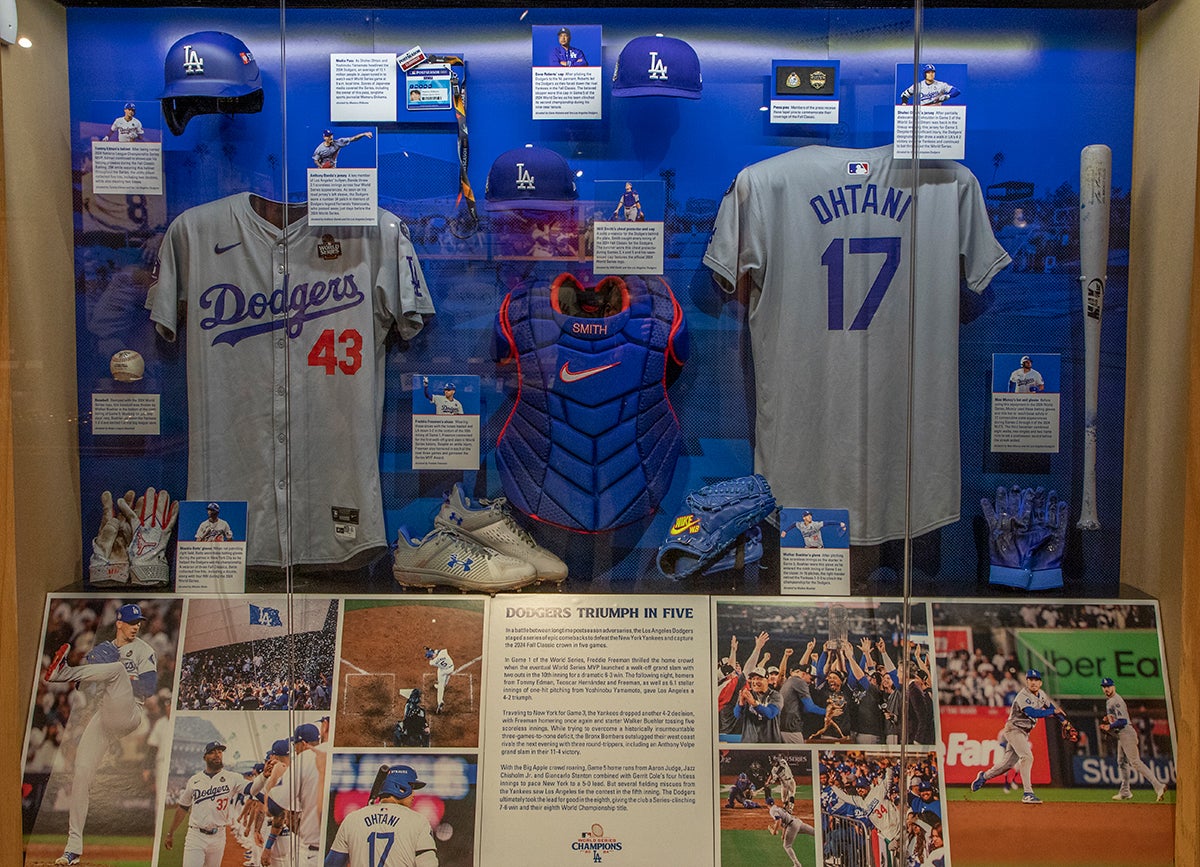 Dodgers artifacts on display in Autumn Glory