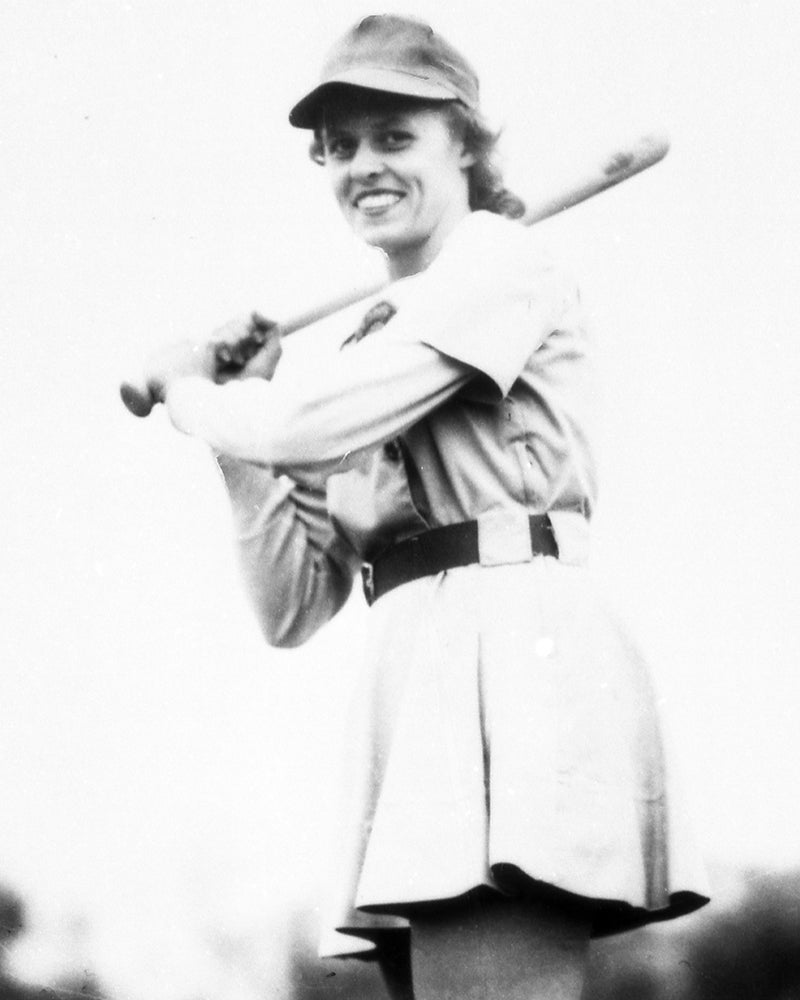 Batting portrait of Betsy Jochum