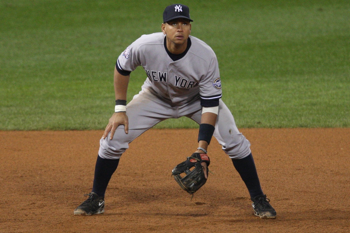 Álex Rodríguez in New York uniform