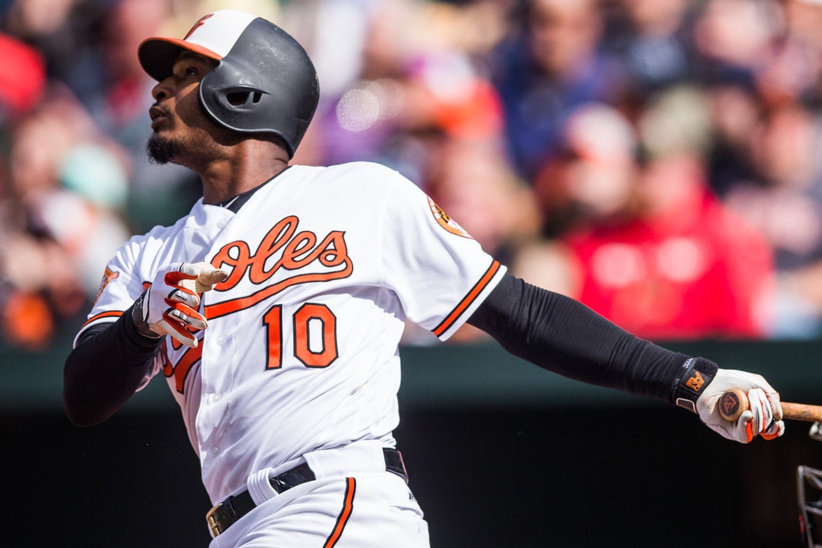 Adam Jones in Orioles uniform