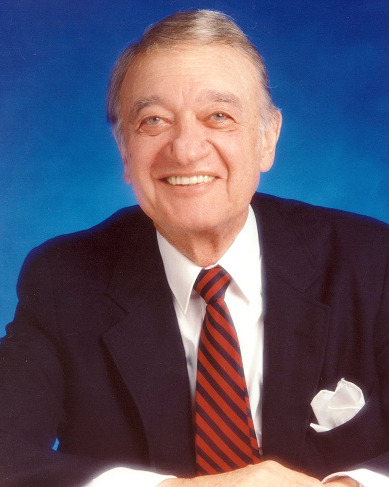 Head and shoulders portrait of Mel Allen
