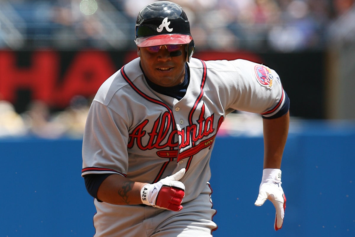 Andruw Jones in Atlanta uniform