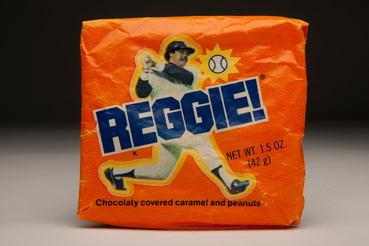 Reggie! Bar orange wrapper