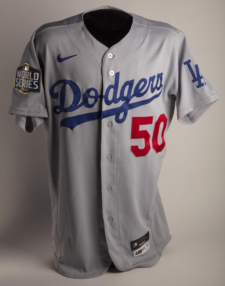 Mookie Betts 2020 World Series jersey