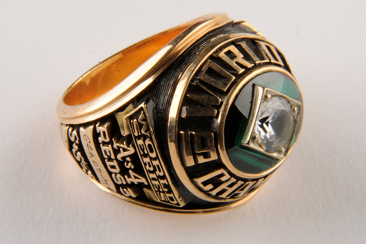 1972 Oakland Athletics World Series ring