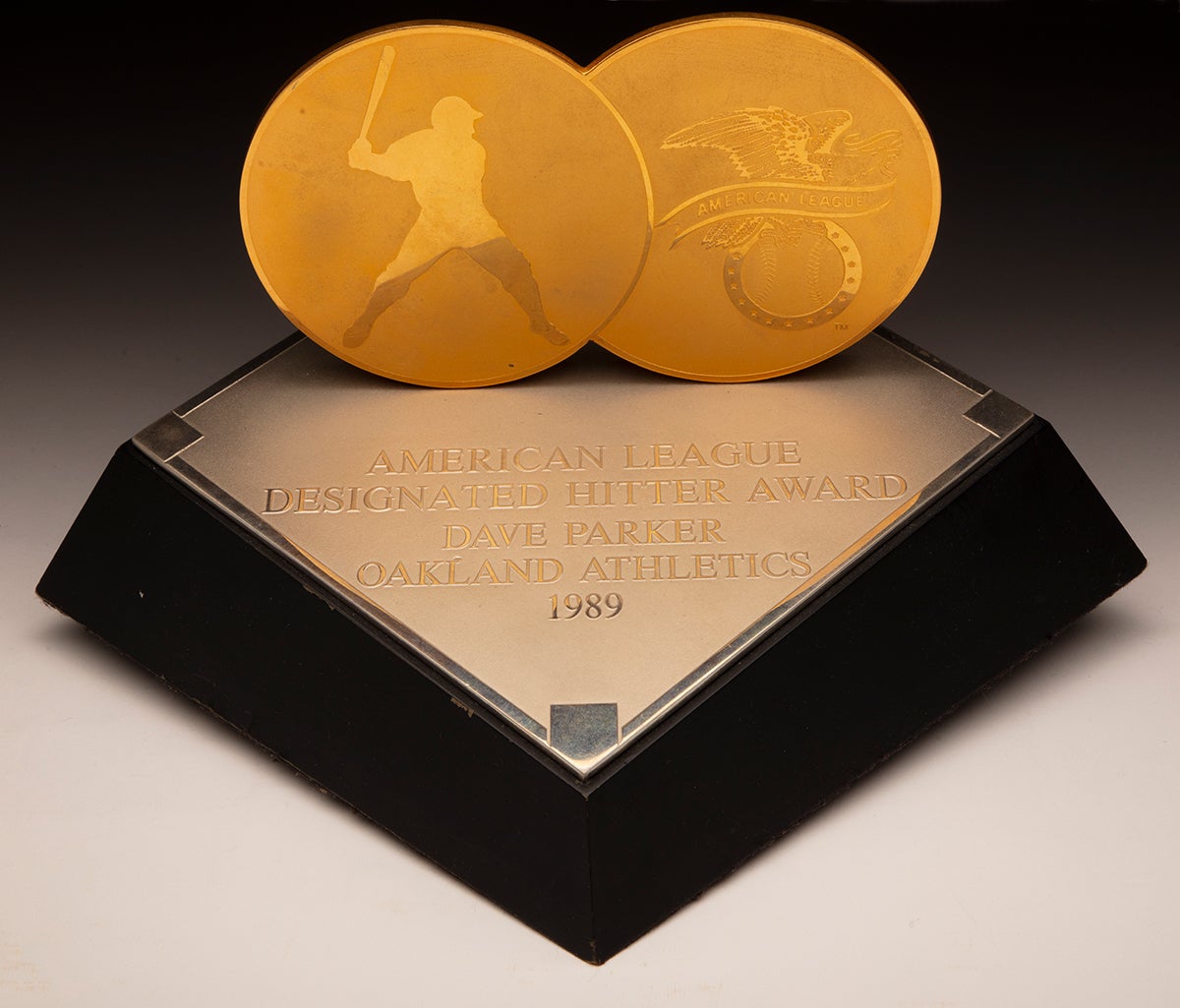 American League Designated Hitter Award presented to Dave Parker