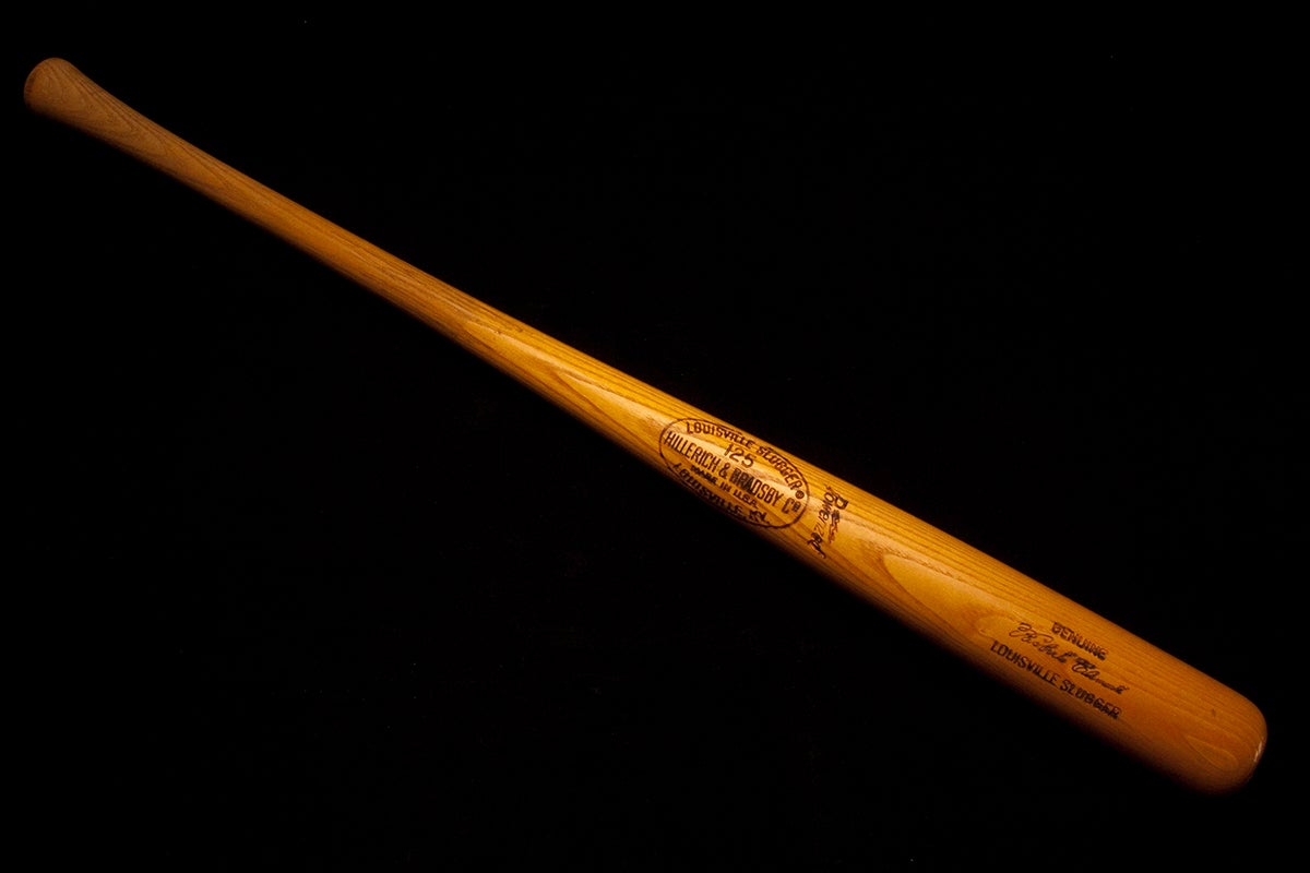 Louisville Slugger bat used by Roberto Clemente on Sept. 30, 1972