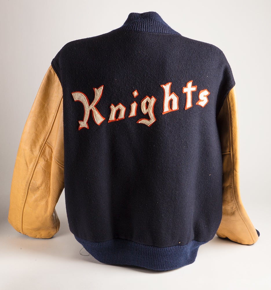 Reverse of New York Knights jacket