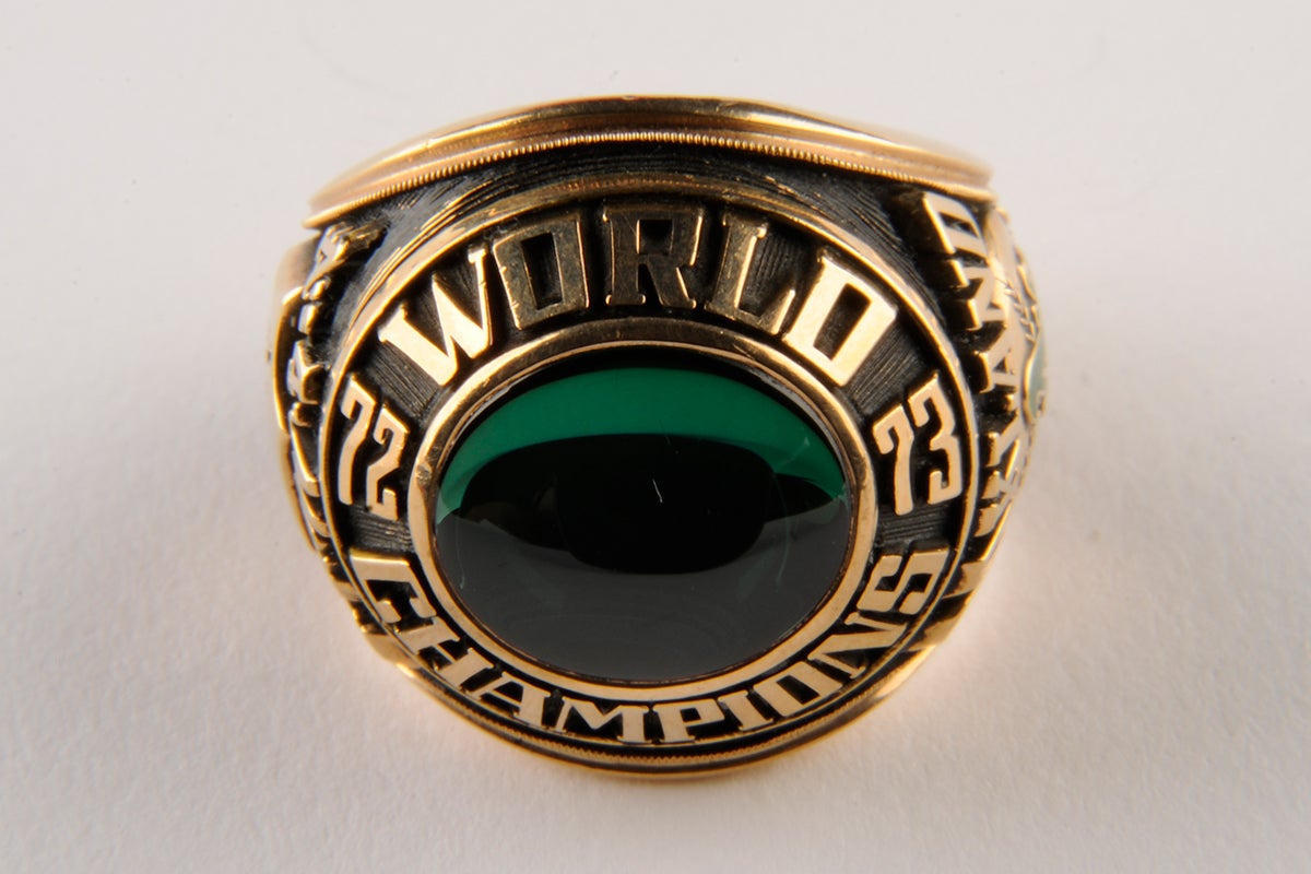 1973 Athletics World Series championship ring