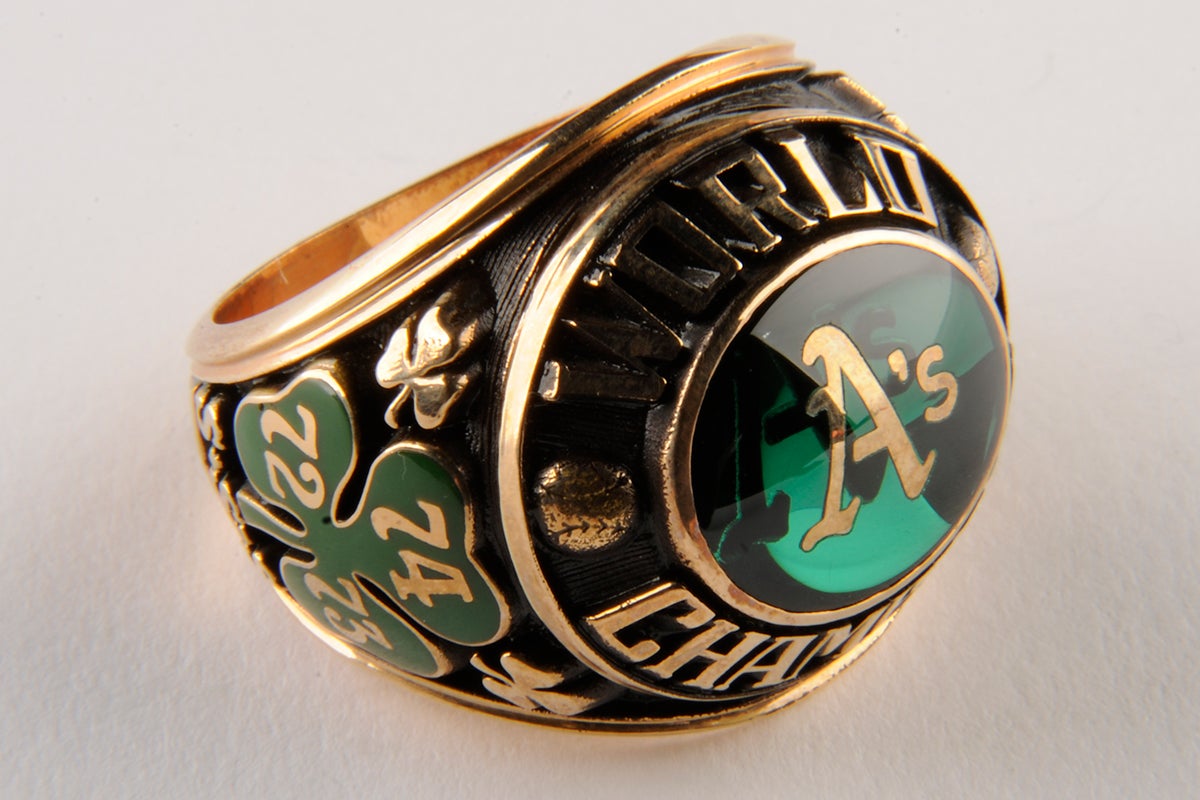 1974 Athletics World Series ring