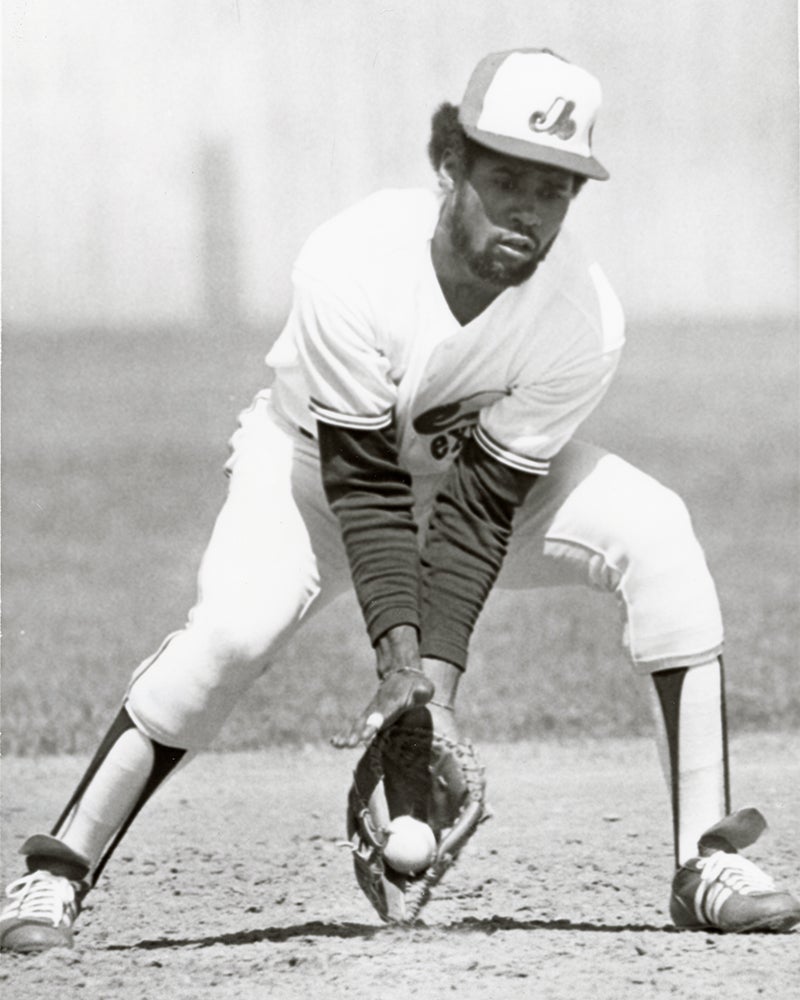 Rodney Scott on defense for Expos