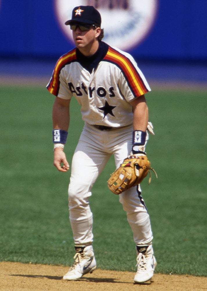 Jeff Bagwell at first base for Astros