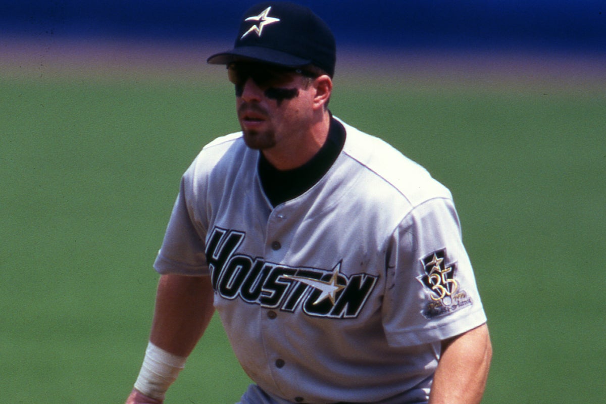 Jeff Bagwell in Houston uniform