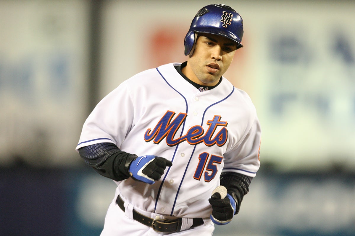 Carlos Beltrán in Mets uniform