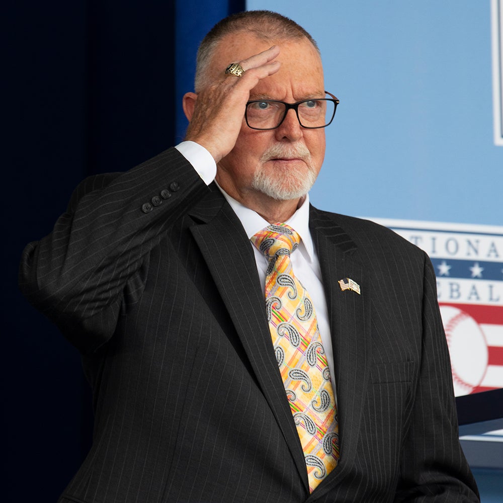 Bert Blyleven at Induction Ceremony