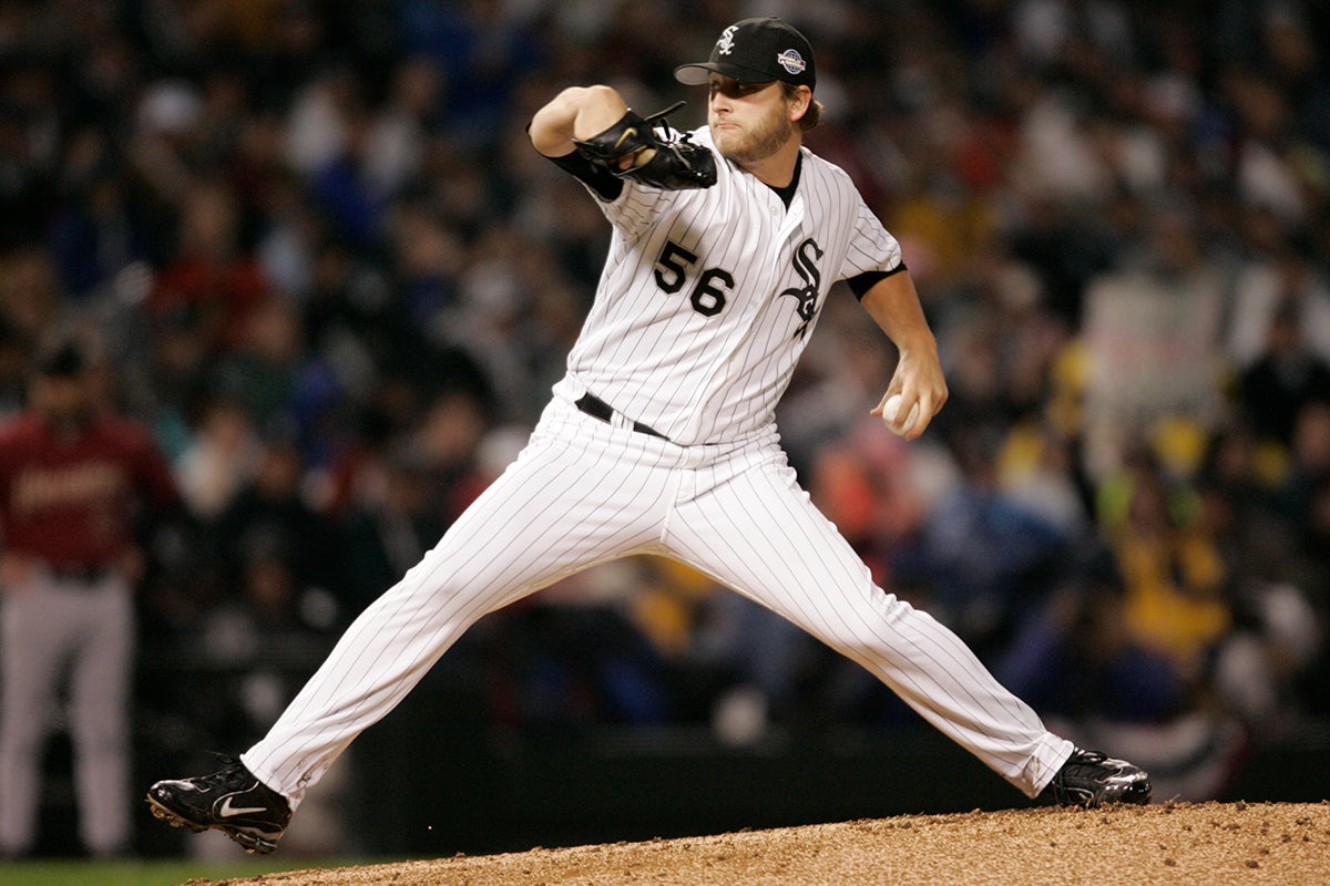 Mark Buehrle in White Sox uniform