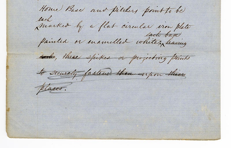 Laws of Base Ball page 2 section 3 bottom