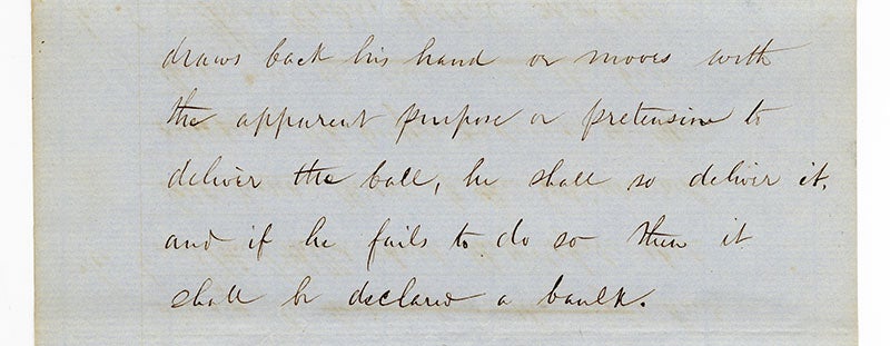 Laws of Base Ball page 3 back selection