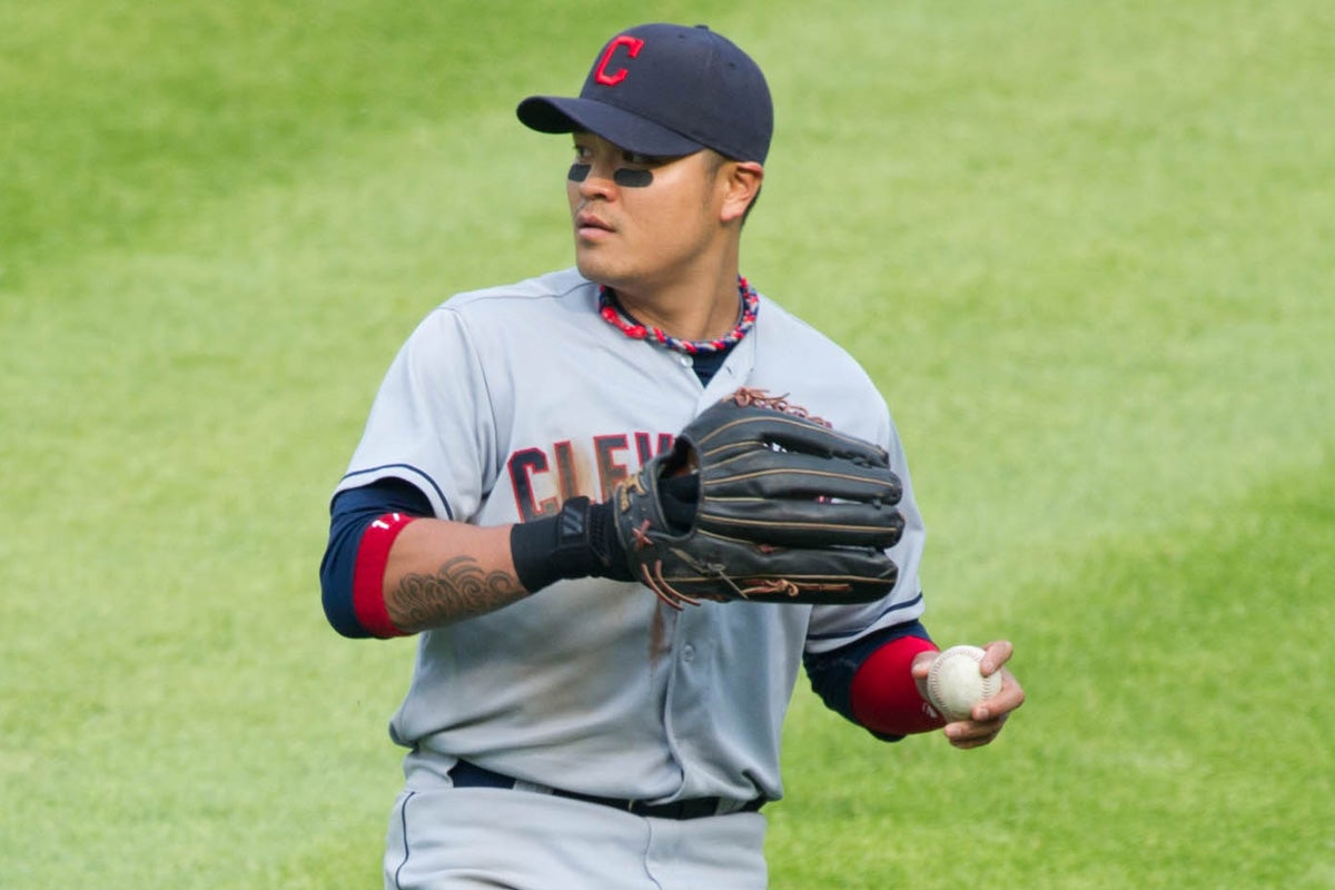Shin-Soo Choo in Cleveland uniform