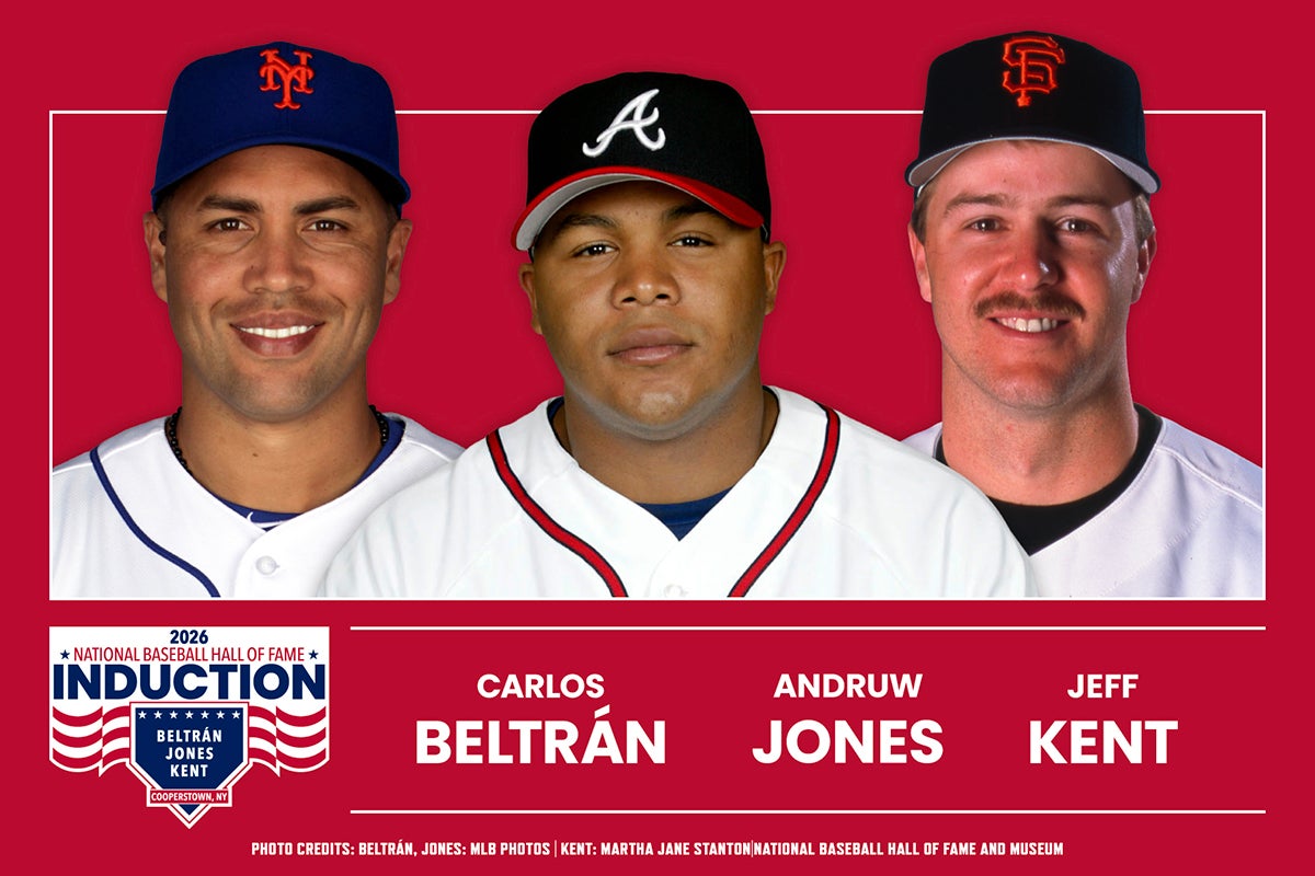 Carlos Beltrán, Andruw Jones and Jeff Kent