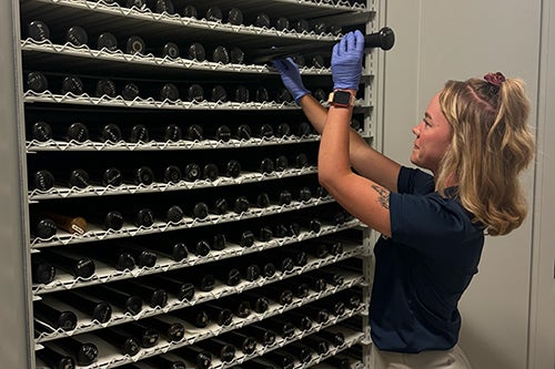 Maryrose Hicko was the 2024 collections intern in the Frank and Peggy Steele Internship Program at the National Baseball Hall of Fame and Museum. (National Baseball Hall of Fame and Museum)