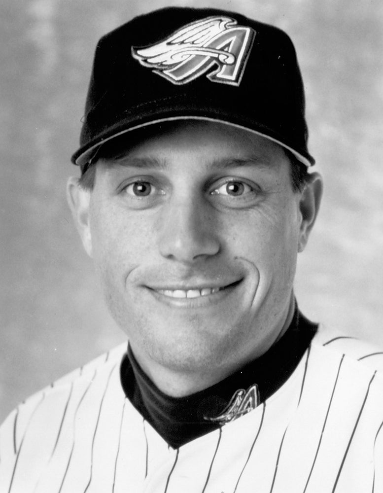 Black and white portrait of Gary Disarcina