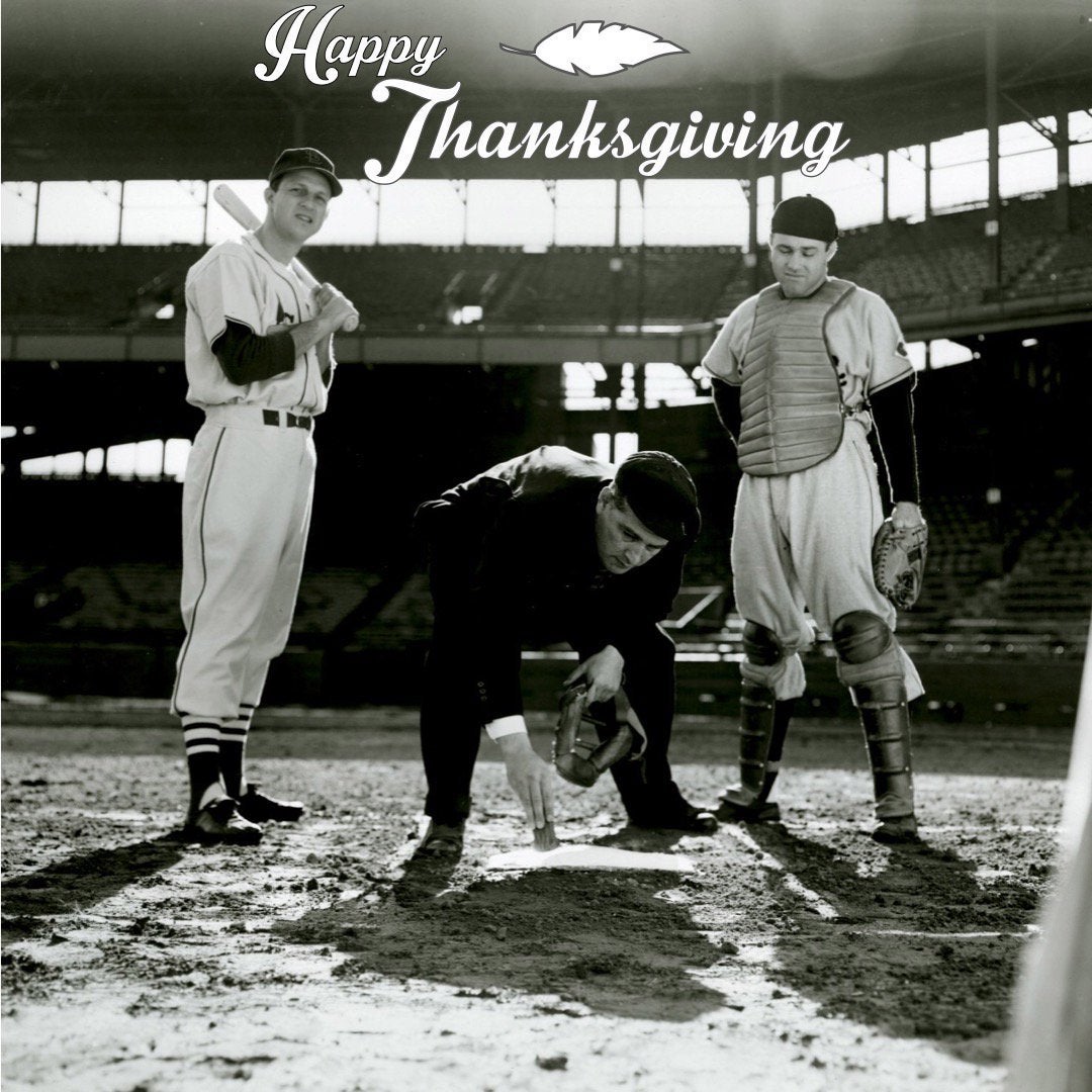 The St. Louis Cardinals "prepare" for Thanksgiving. 