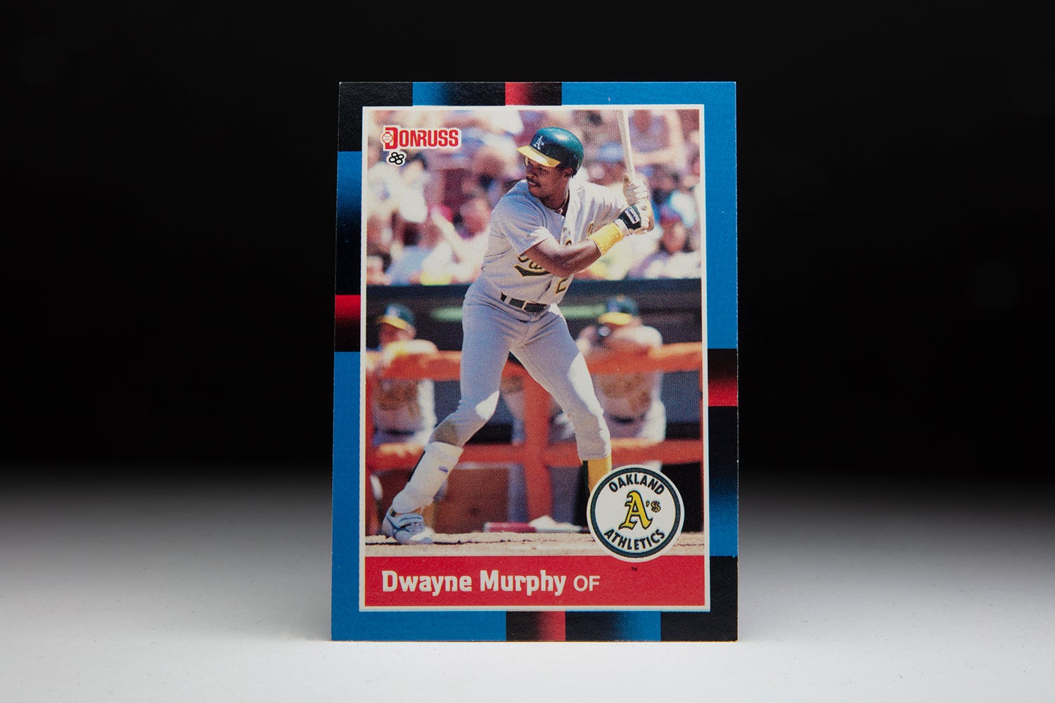 Front of 1988 Donruss Dwayne Murphy card