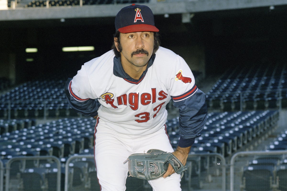 Portrait of Ed Figueroa in Angels uniform
