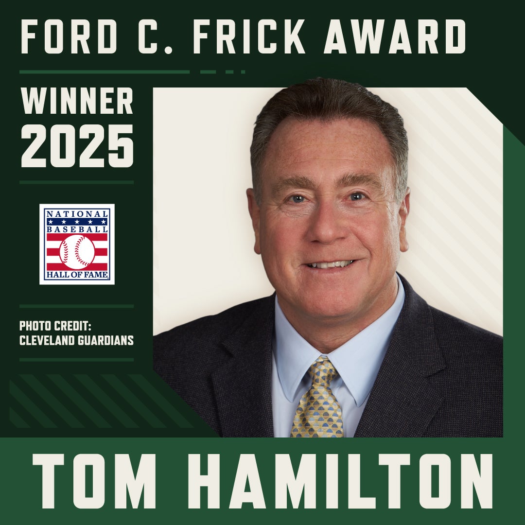 2025 Ford C. Frick Award Winner Tom Hamilton