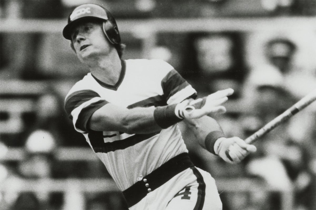 Tom Paciorek bats for White Sox