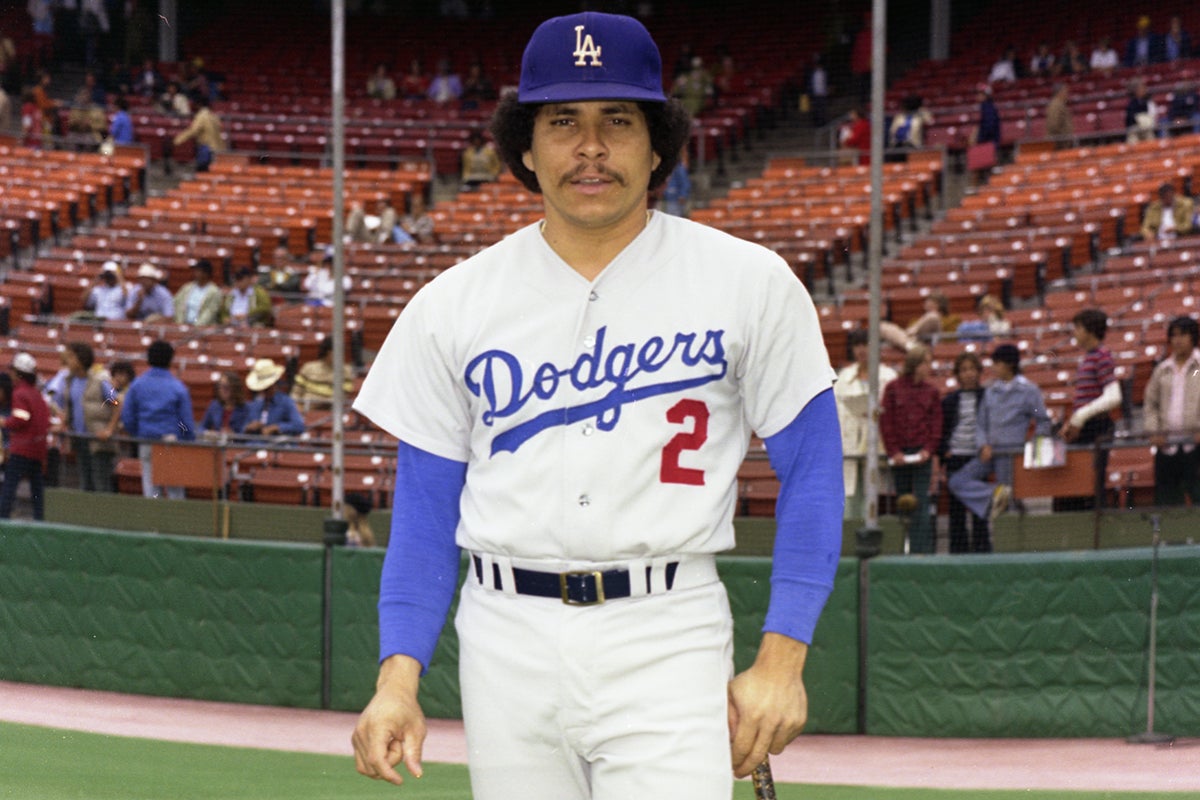 Ellie Rodríguez in Dodgers uniform