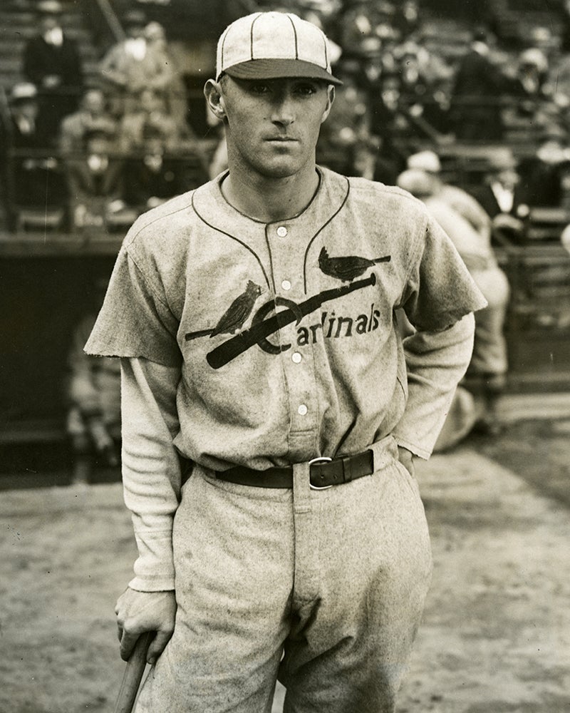 Chick Hafey in Cardinals uniform