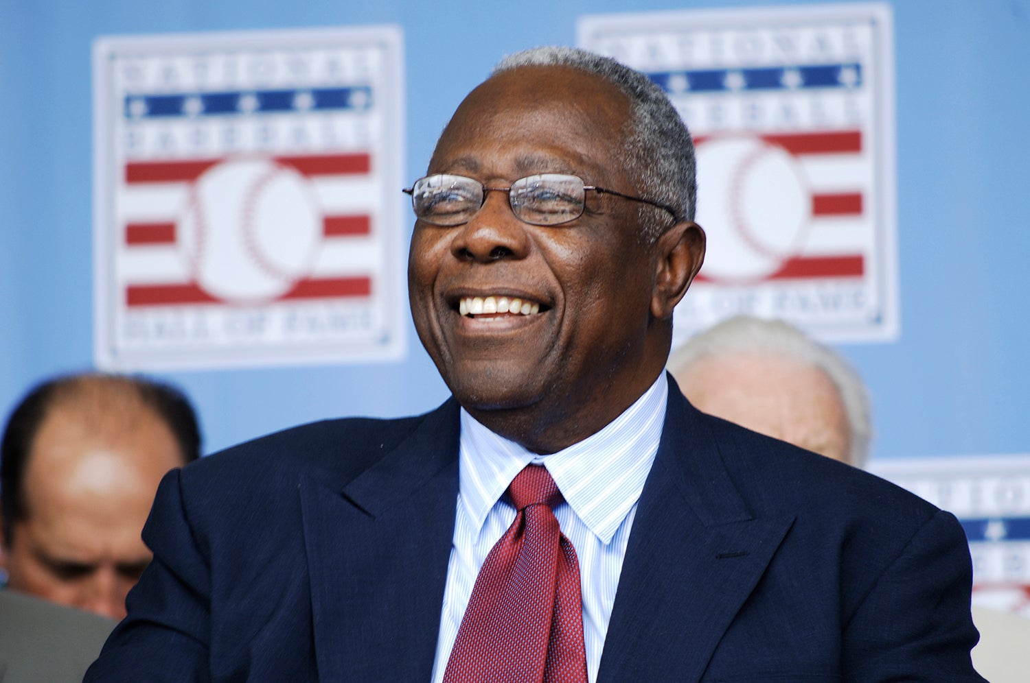 Hank Aaron at Induction Ceremony