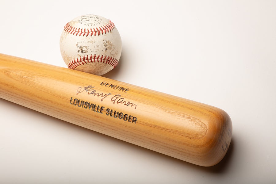 Hank Aaron's 714th Home Run Bat