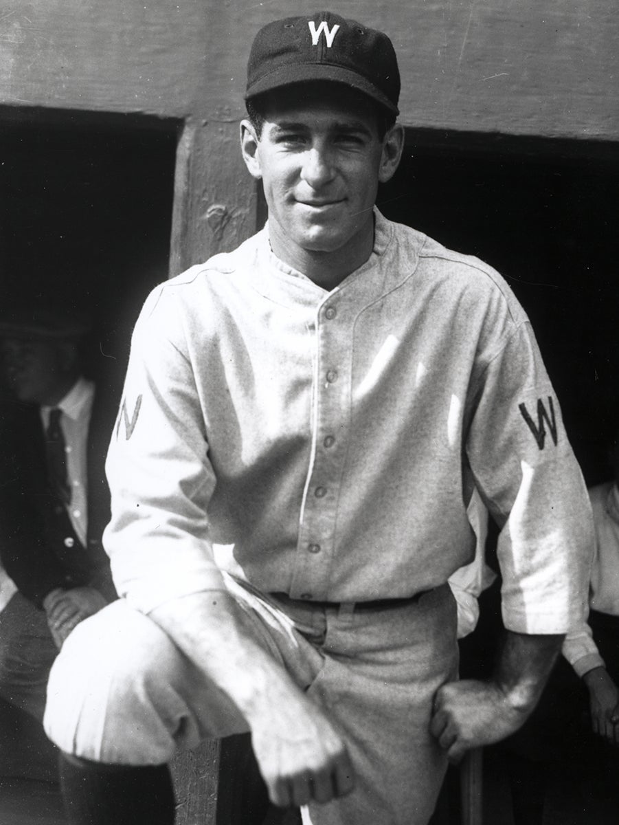 Bucky Harris in Washington Senators uniform