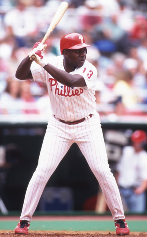 Charlie Hayes bats for Phillies