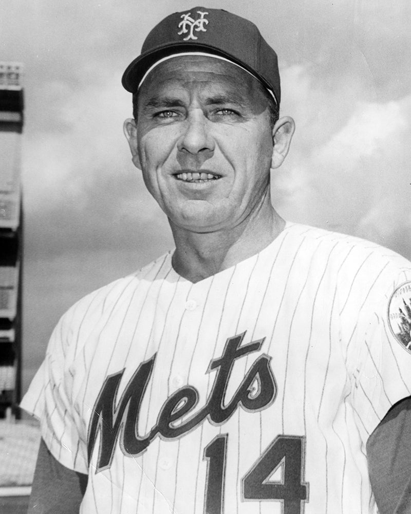 Gil Hodges in home Mets uniform