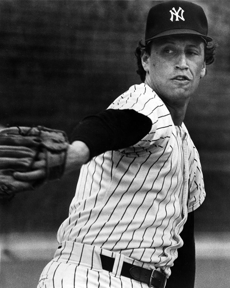 Ken Holtzman in Yankees uniform