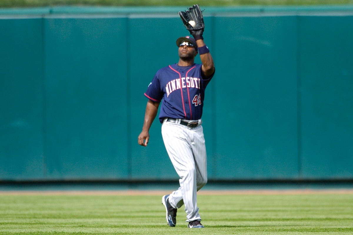 Torii Hunter in Minnesota uniform