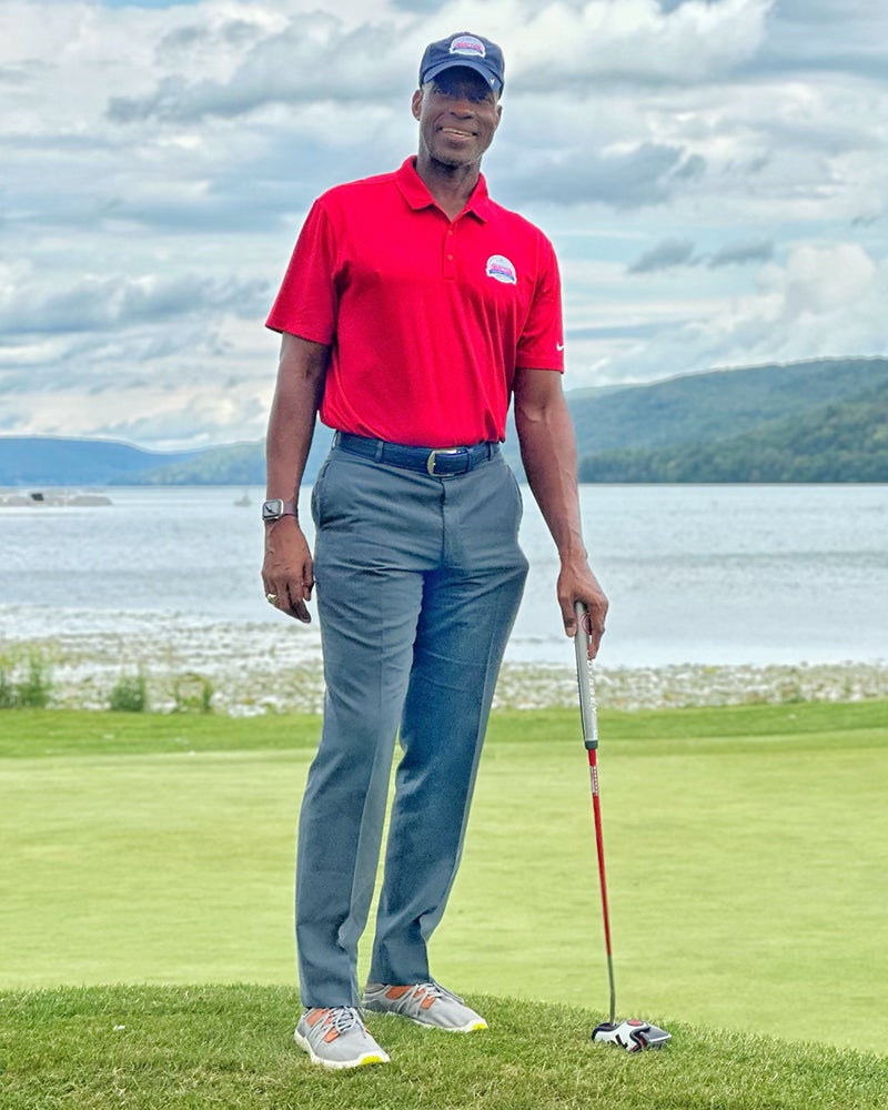 Fred McGriff at Leatherstocking Golf Course