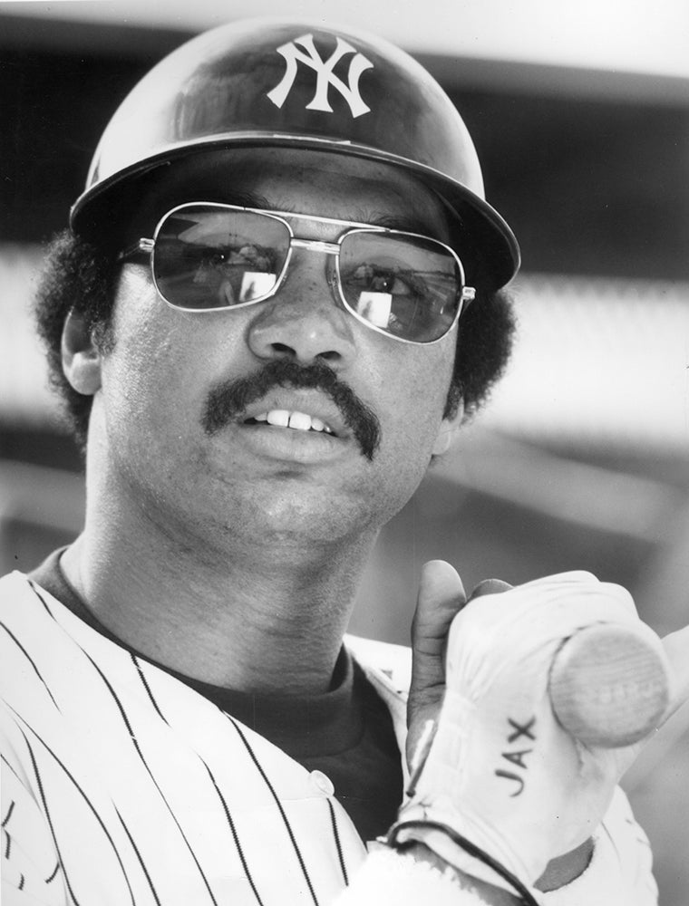 Reggie Jackson in Yankees uniform