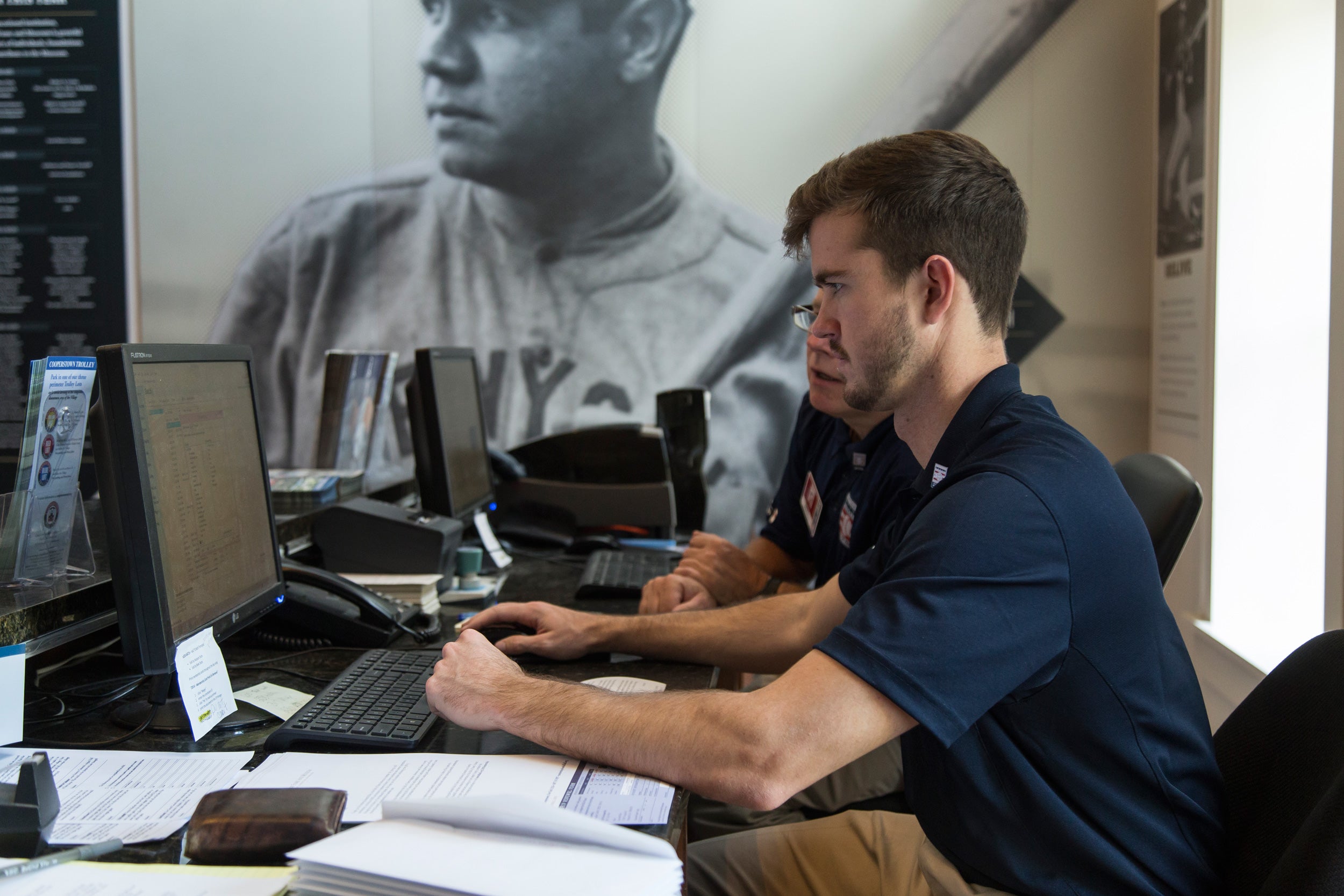 Jonathan Chodzko was a 2015 development intern in the Frank and Peggy Steele Internship Program at the National Baseball Hall of Fame and Museum. (Parker Fish / National Baseball Hall of Fame Library)