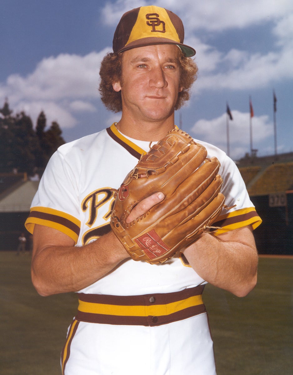 Randy Jones in home Padres jersey